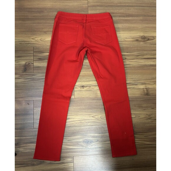 Arizona Jeans Super Skinny Red Denim Womens Size 13 Stretch Y2K - Picture 4 of 7